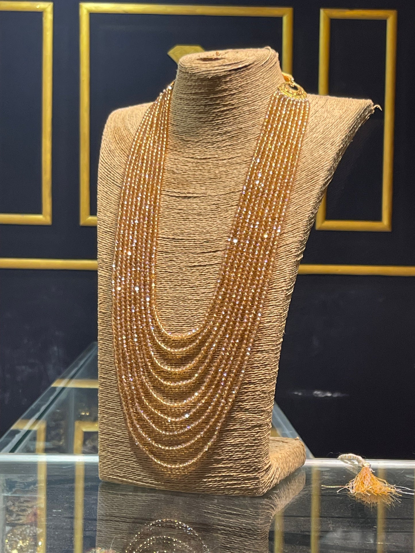 9 Layers Designer Wear Long Mala