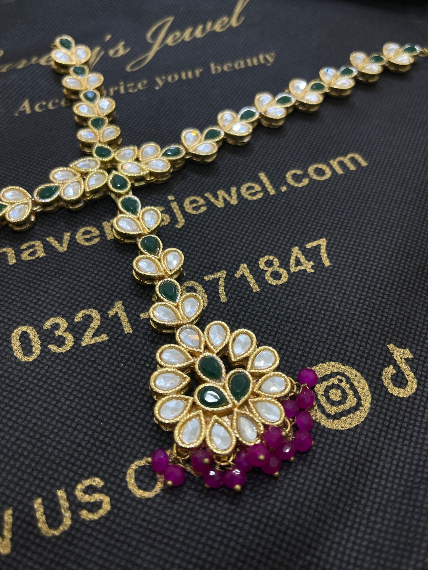 Kundan Stylish Wear Matha patti
