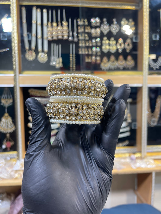 Hyderabadi Gold Plated Antique Look Bangles