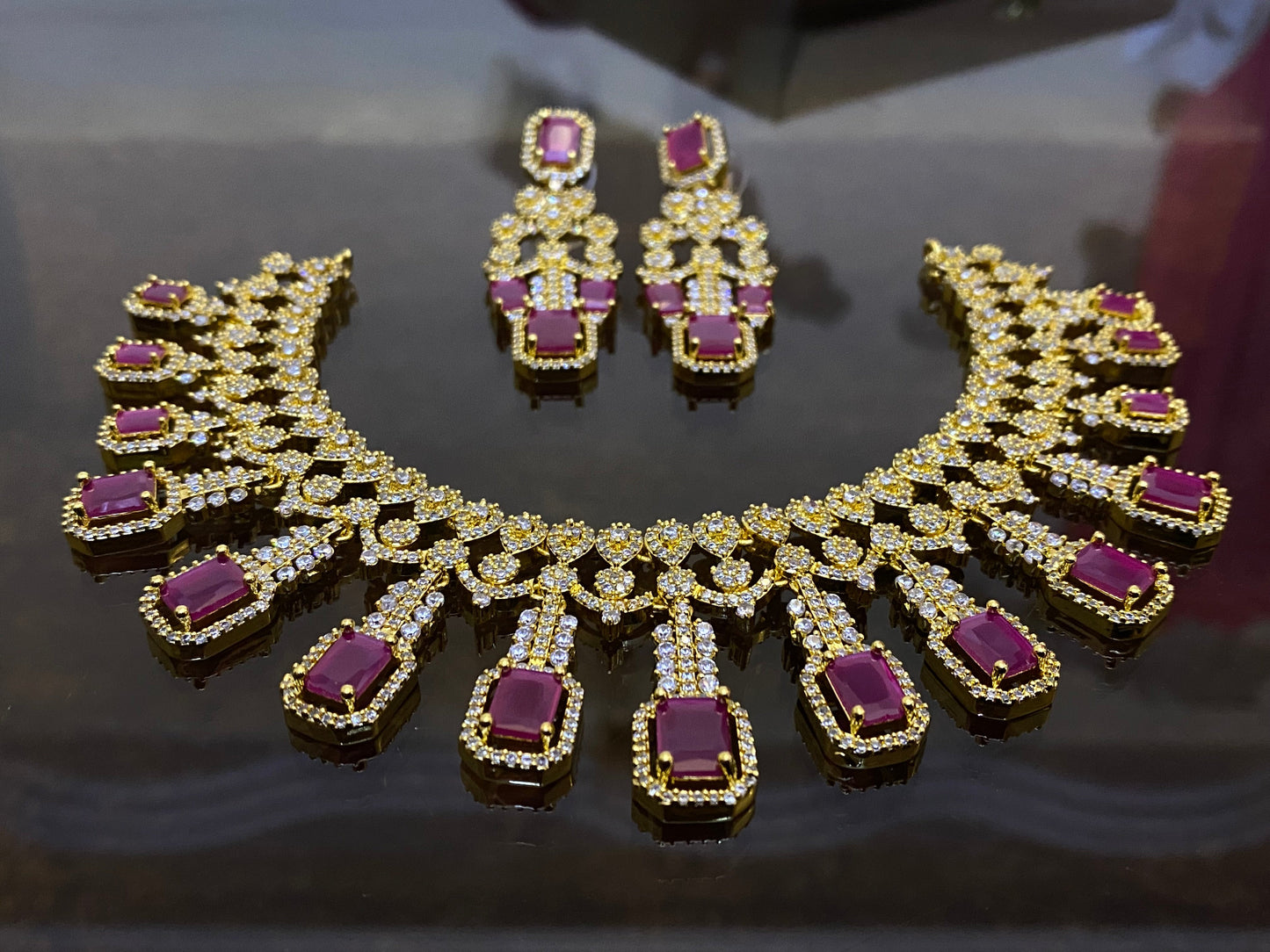 Zircon Ad Necklace Sets