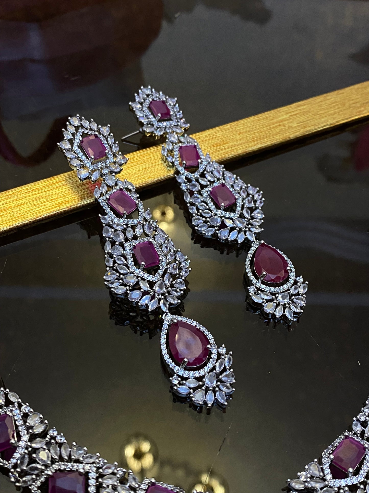 Zircon Ad Necklace Big