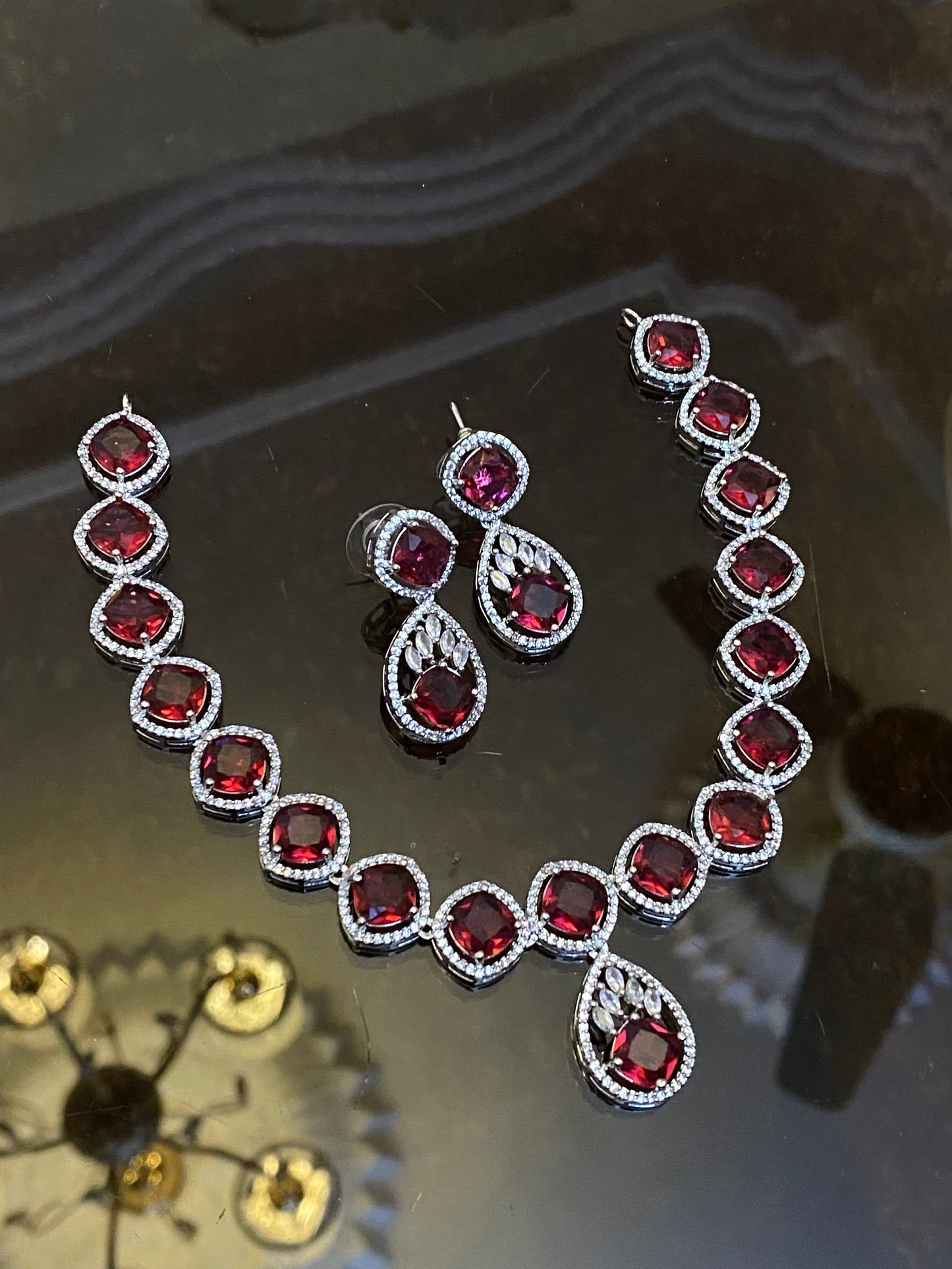 Zircon Necklace Set