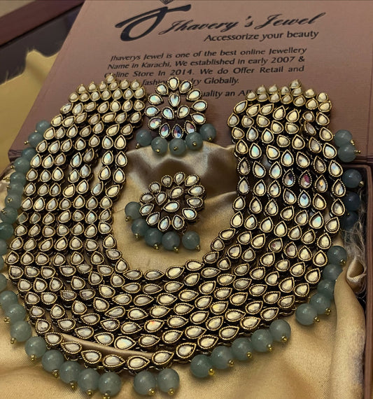 Kundan In Layers 7 Traditional Necklace Set