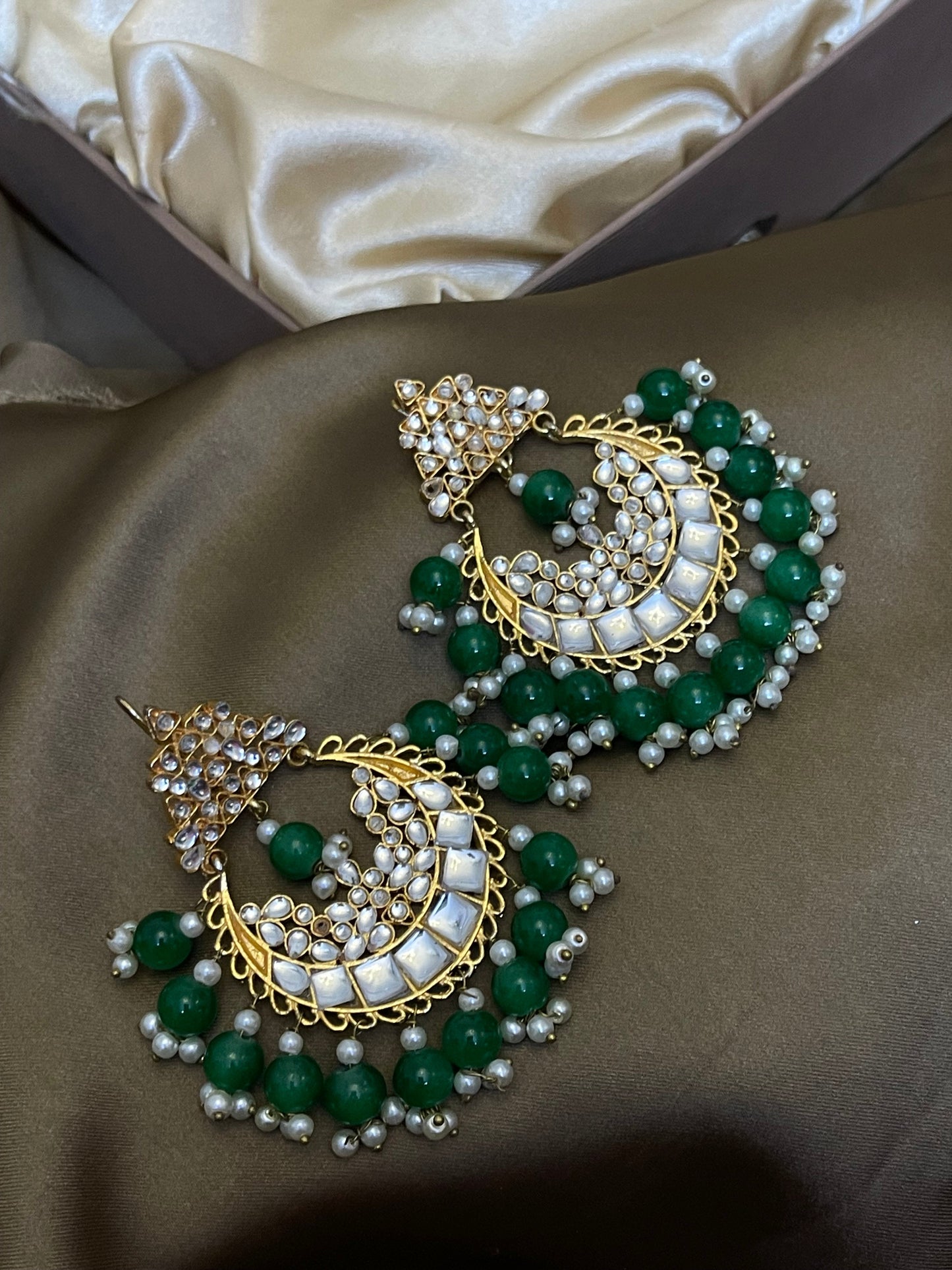 Kundan Stylish Wear Long Balian
