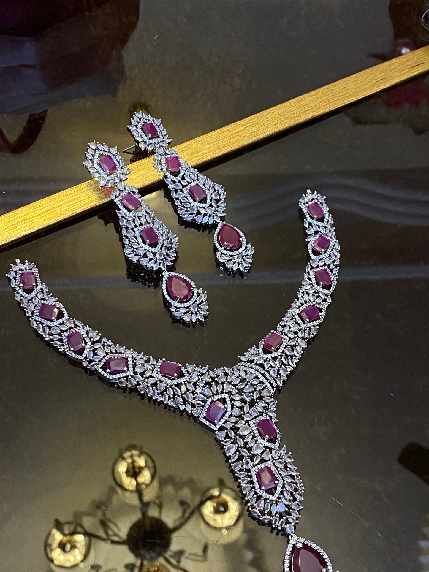 Zircon Ad Necklace Big