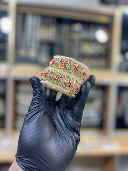 Hyderabadi Gold Plated Pair Of Bangles