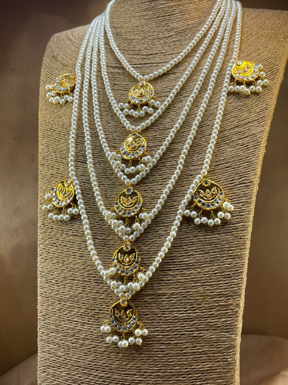 Maala Kundan 5 layers Old Traditional