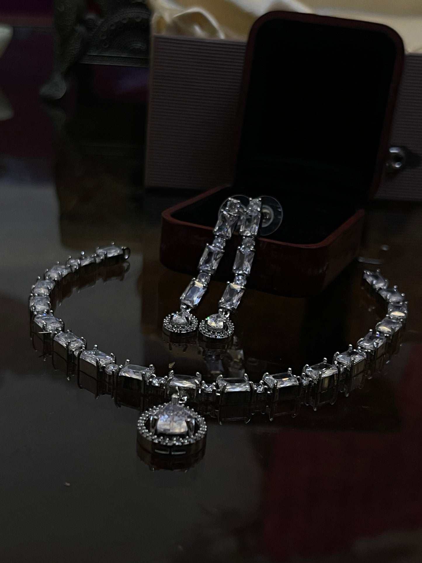 Zircon Necklace Set