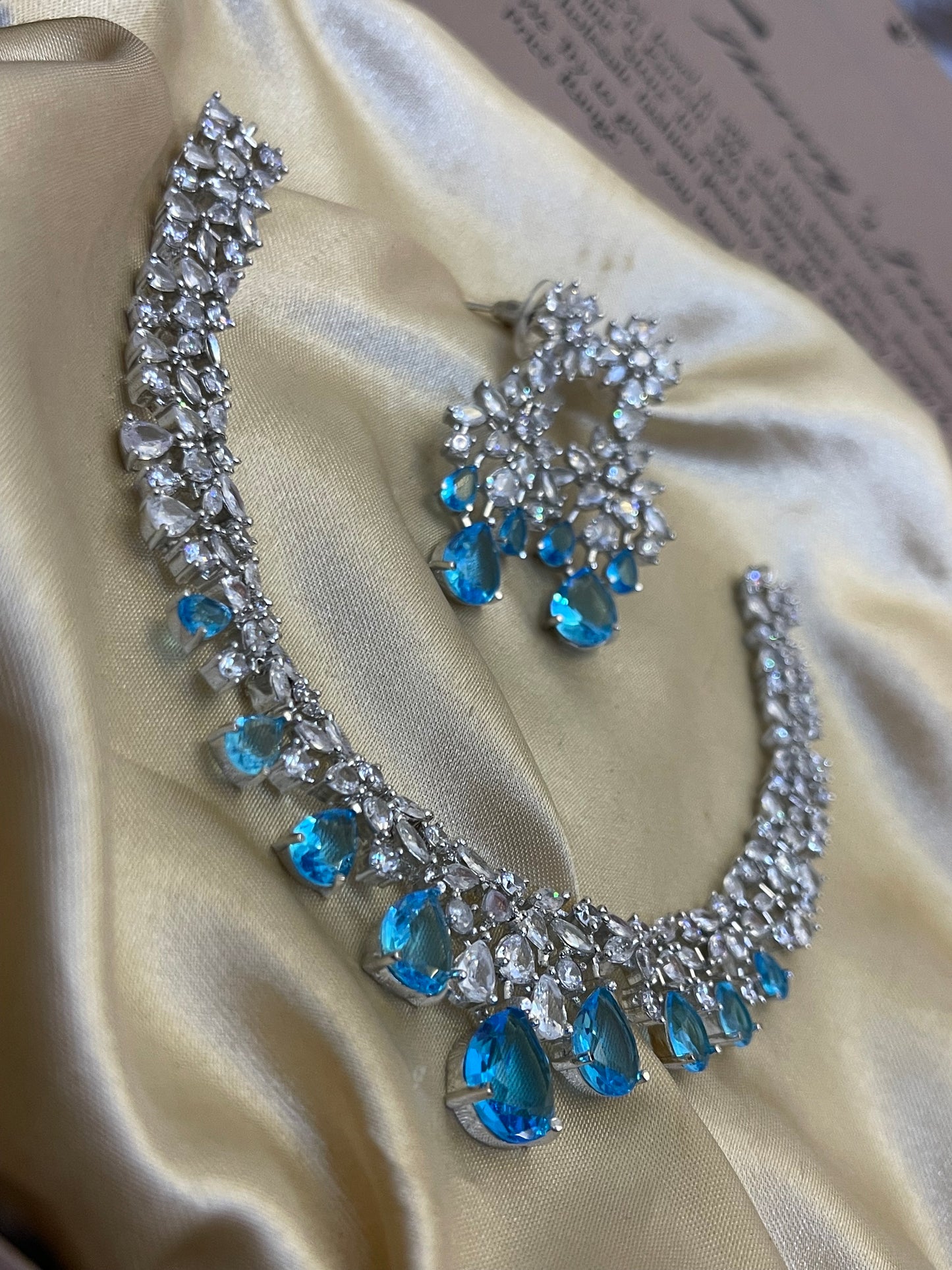 Zircon Necklace Set