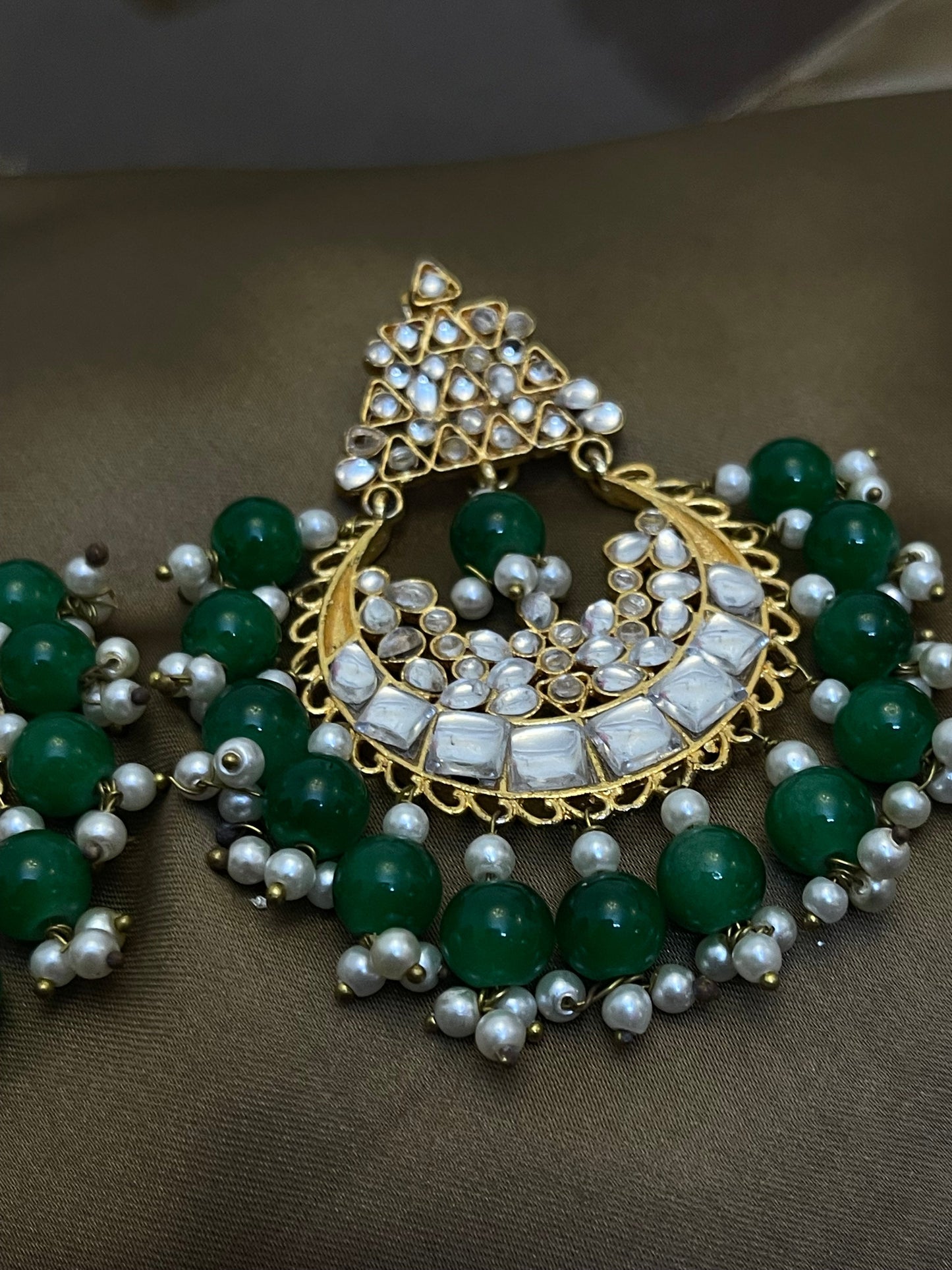 Kundan Stylish Wear Long Balian