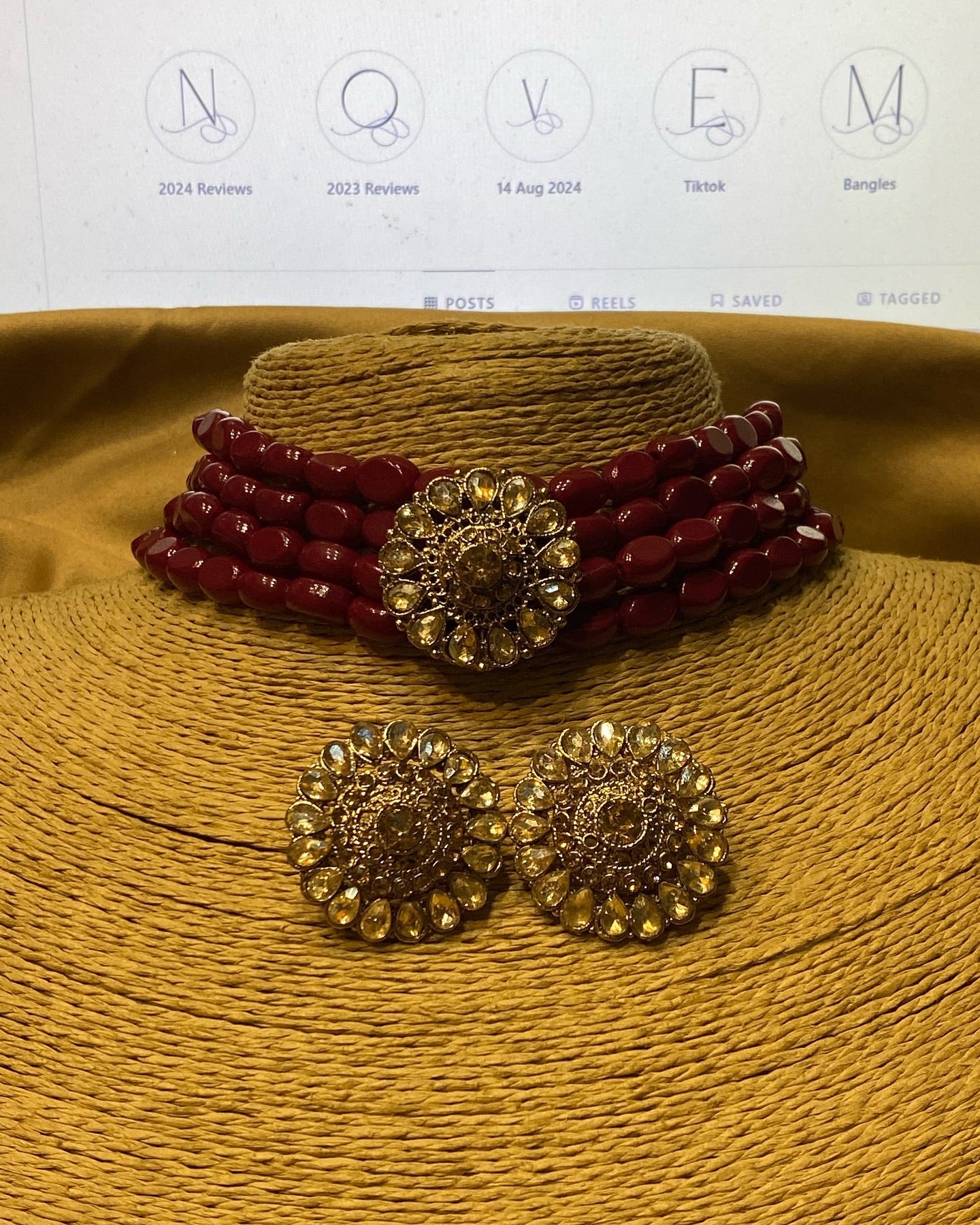 Ruby Mariyan Choker Set