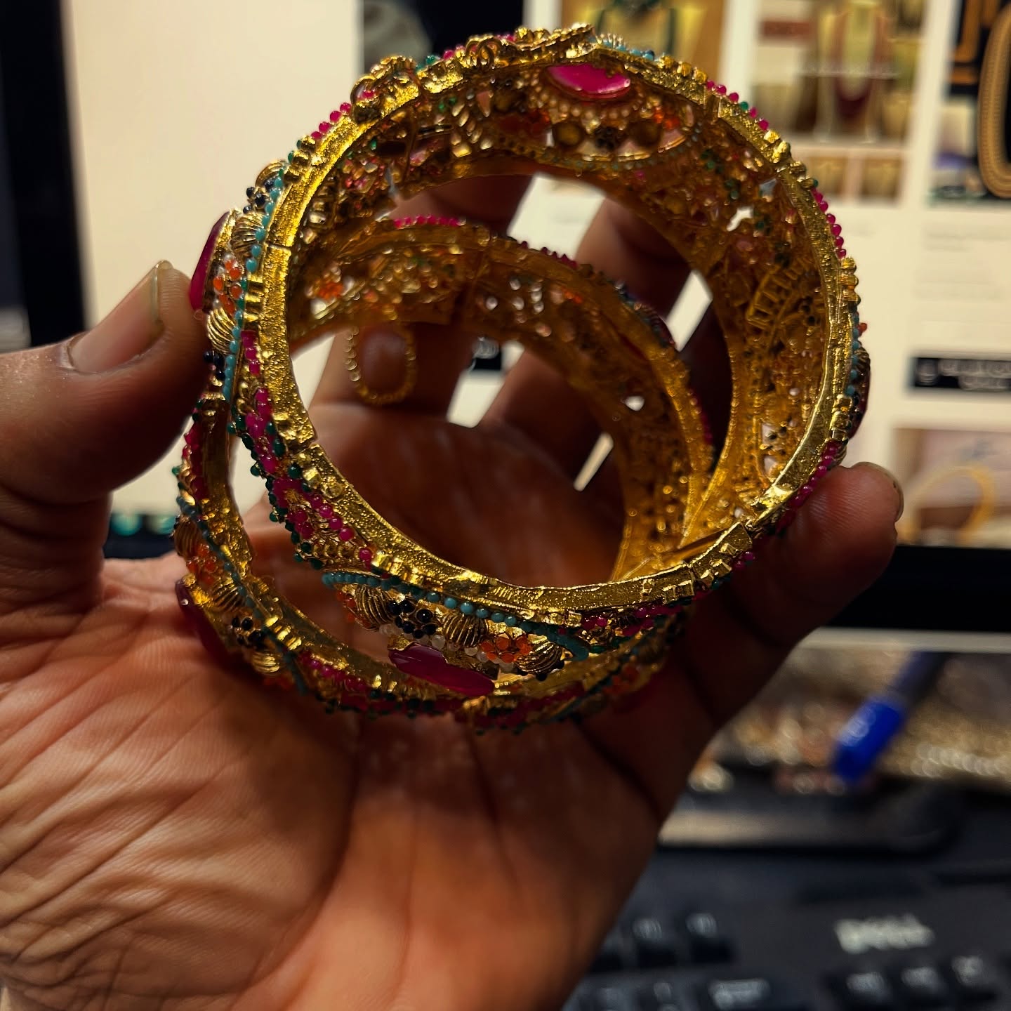 Noratan Wear stylish bangles pair