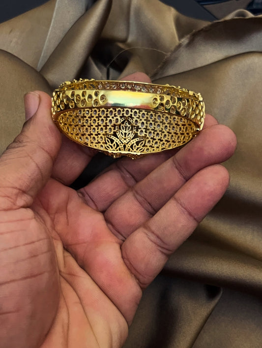 Zircon Ad BRACELETE Gold polish