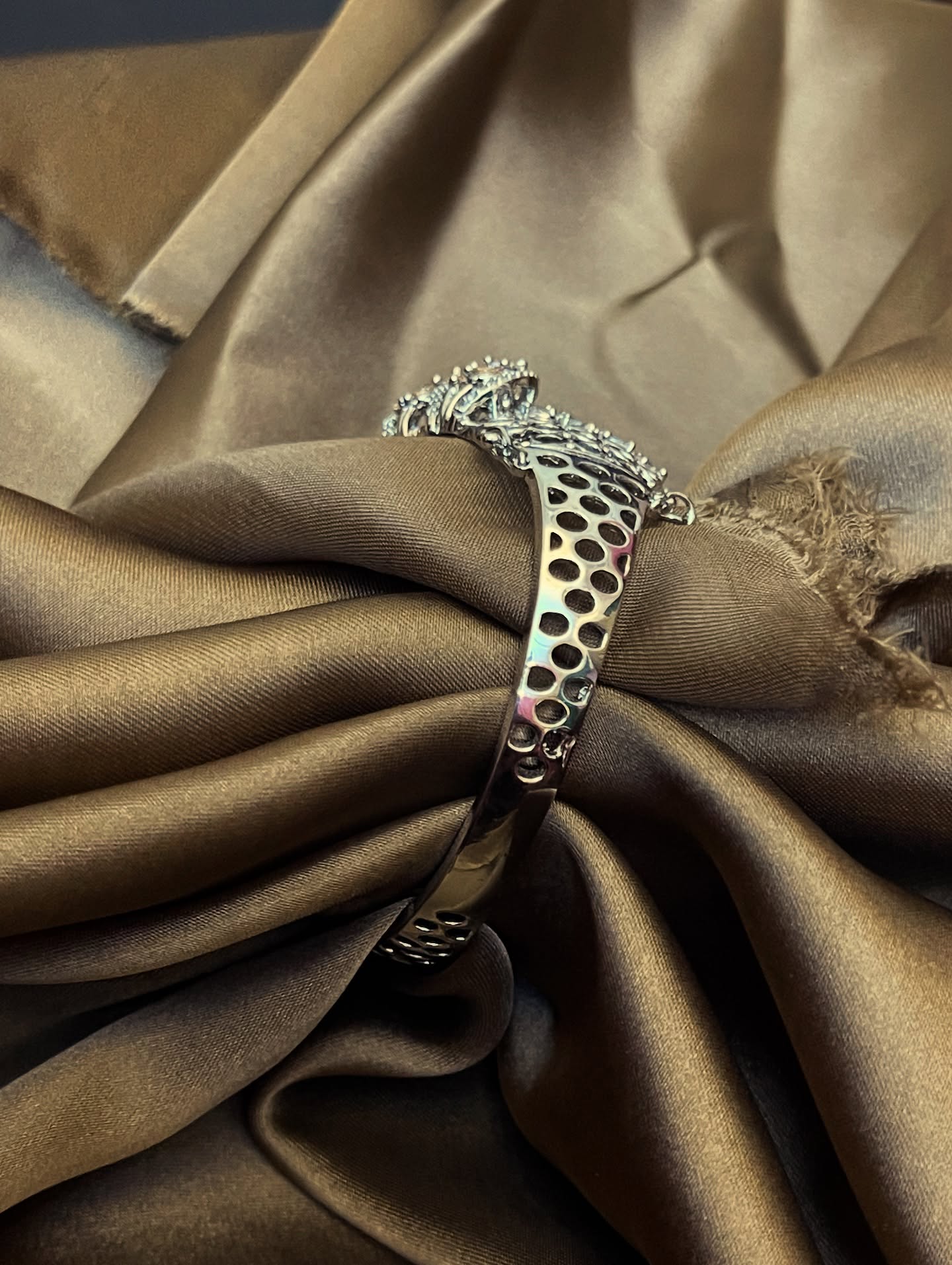 Zircon Ad BRACELETE Silver Full