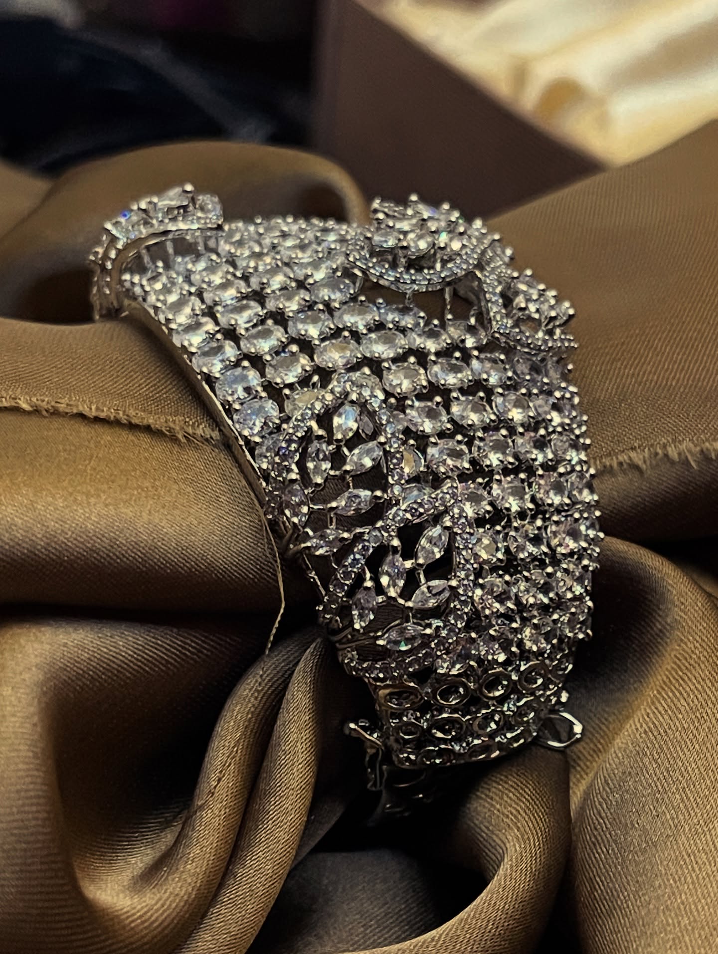 Zircon Ad BRACELETE Silver Full