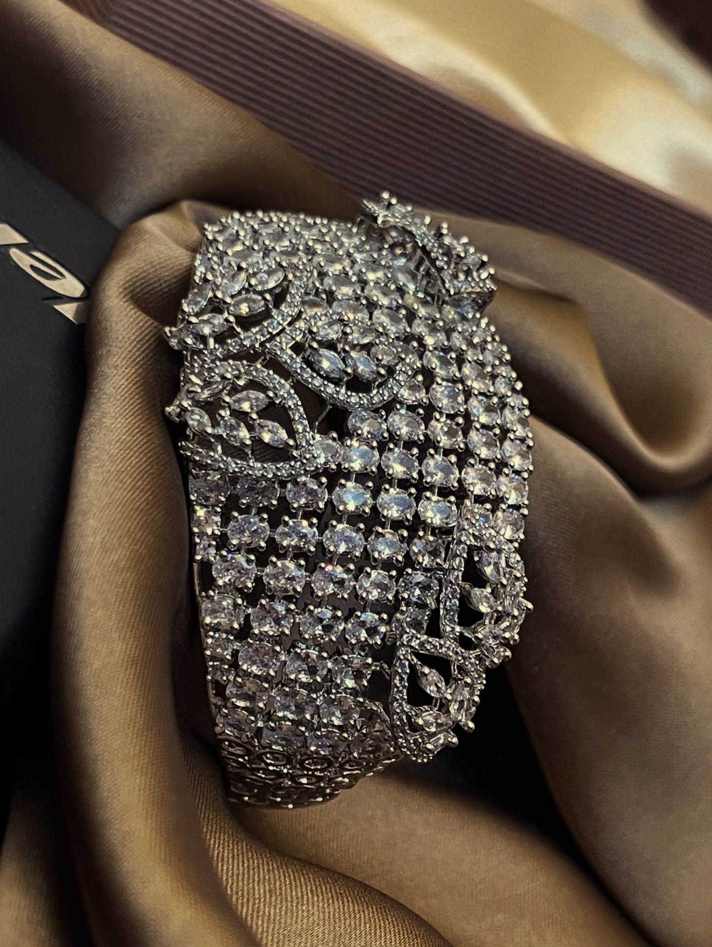 Zircon Ad BRACELETE Silver Full