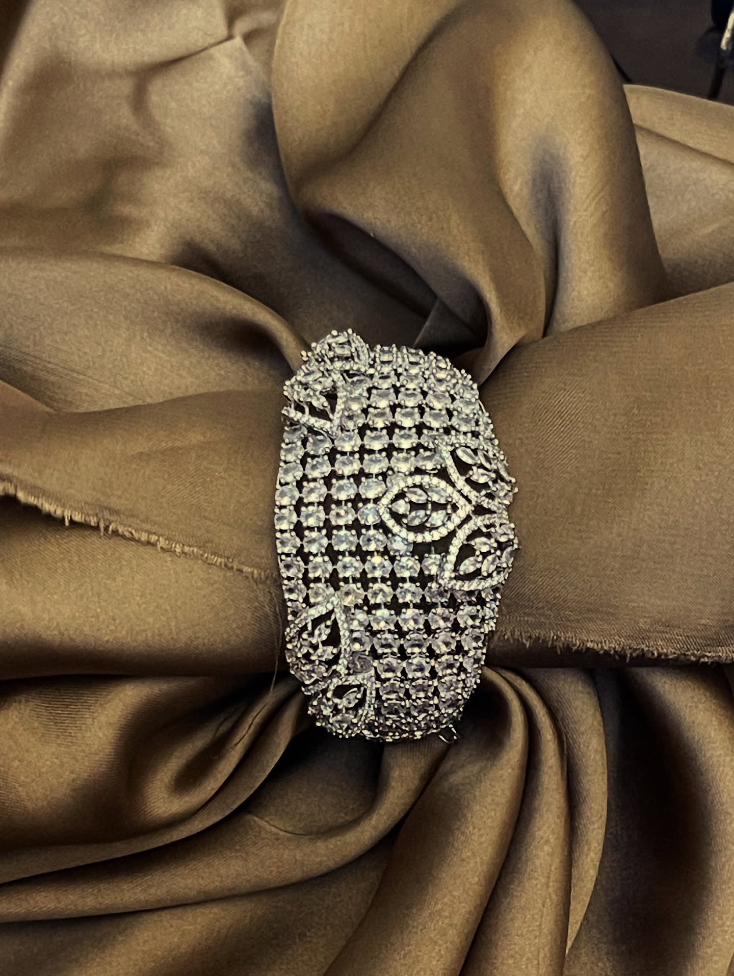 Zircon Ad BRACELETE Silver Full