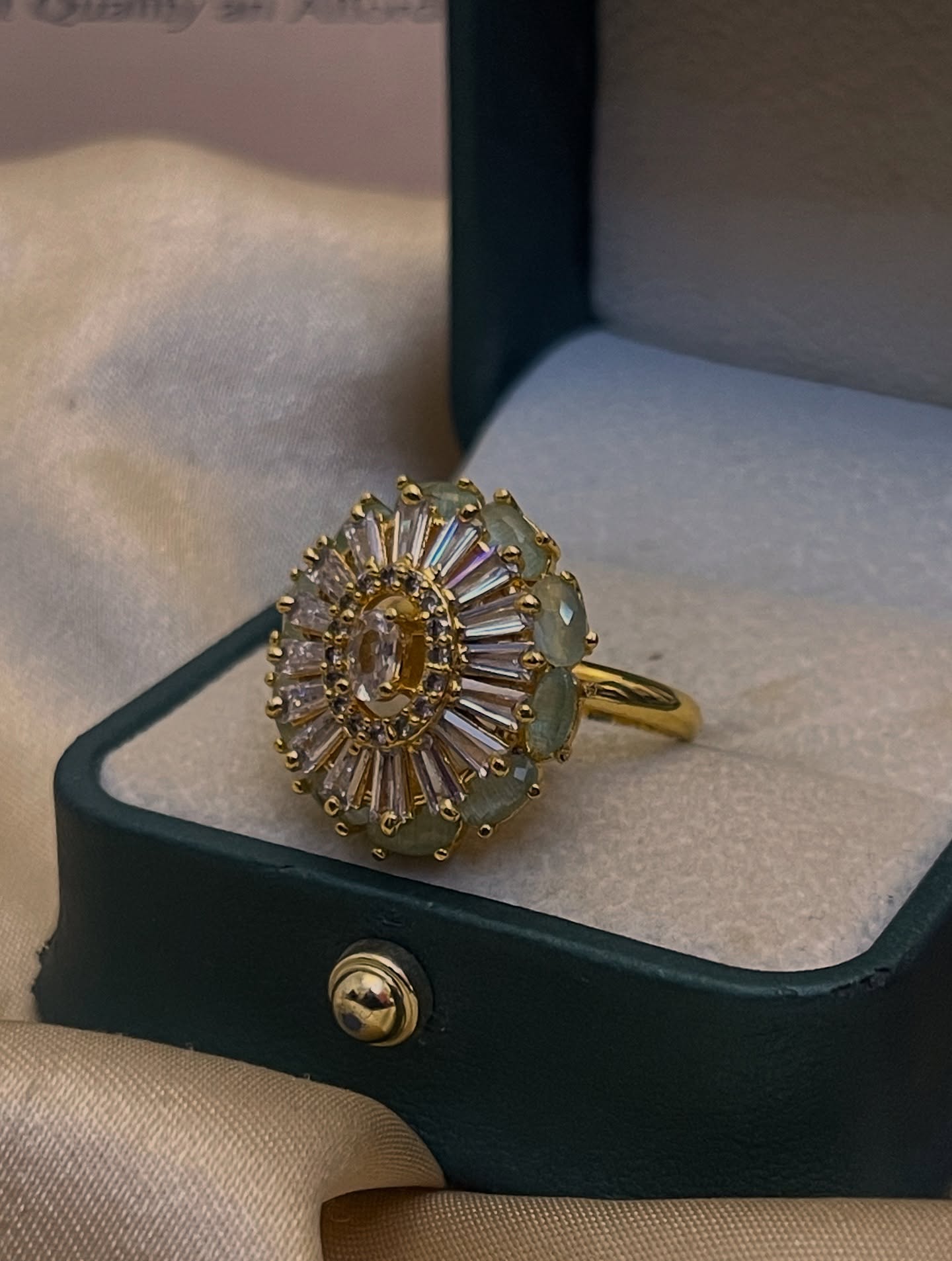 Zircon Ad ring ( Mint )