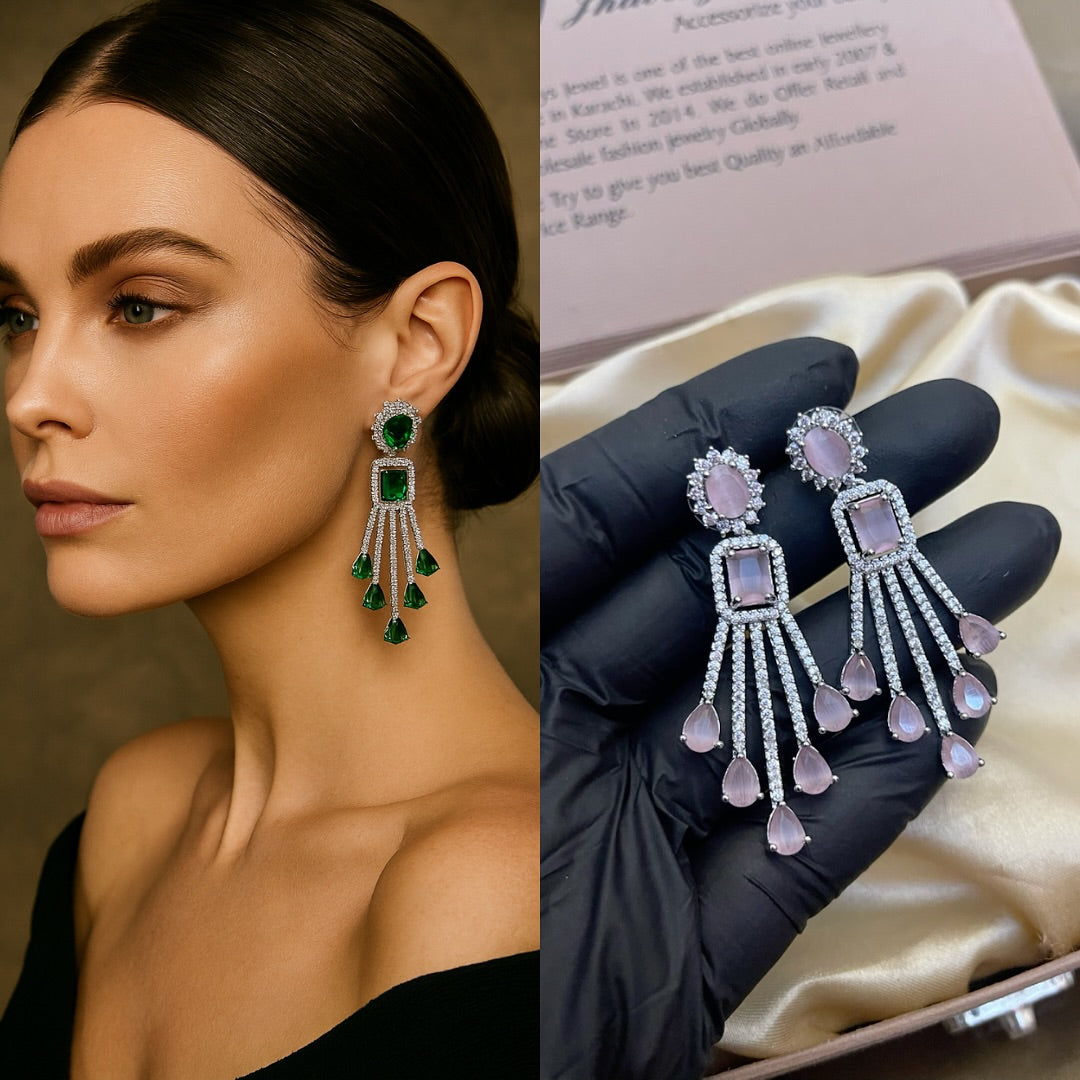 Zircon AD Big Earrings