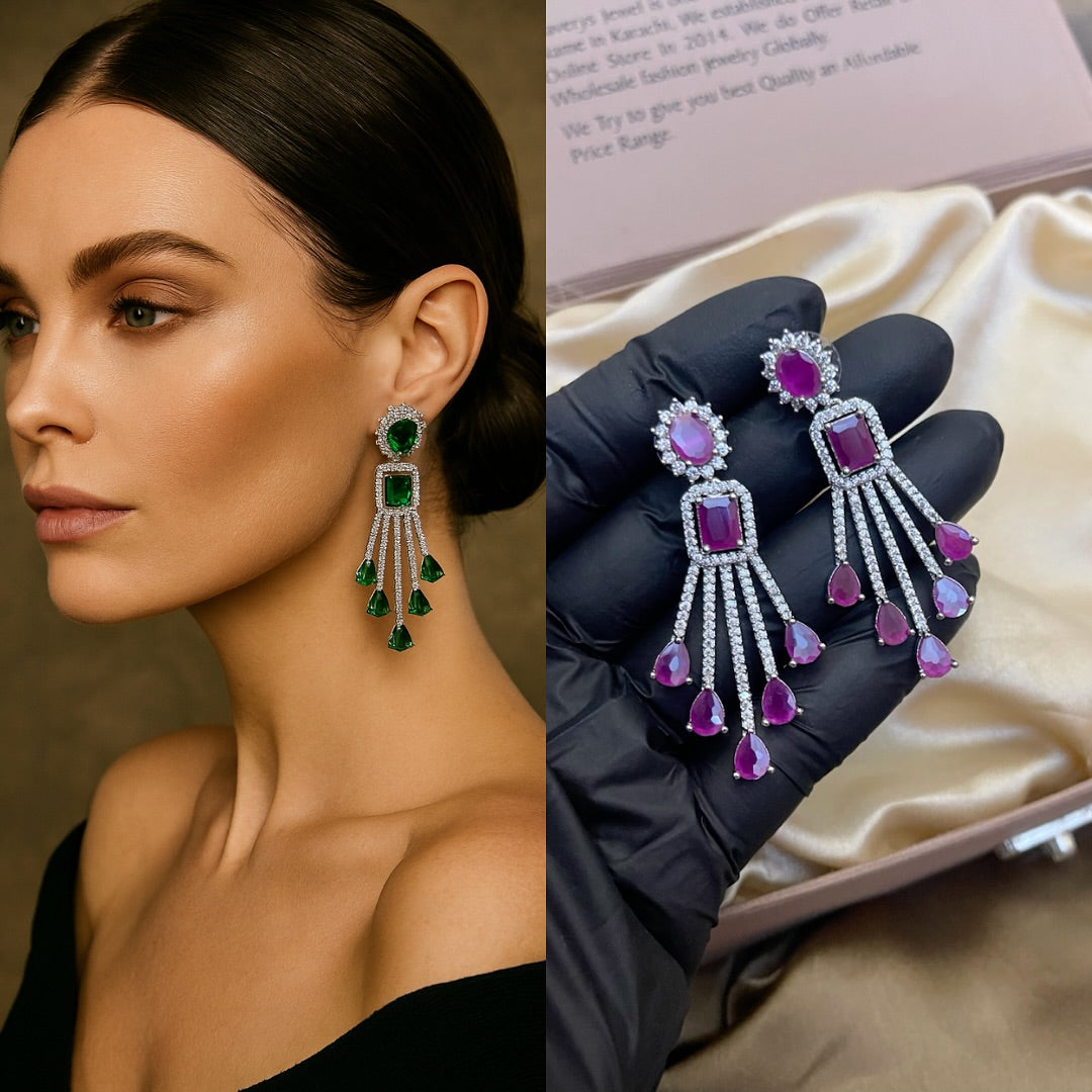 Zircon AD Big Earrings