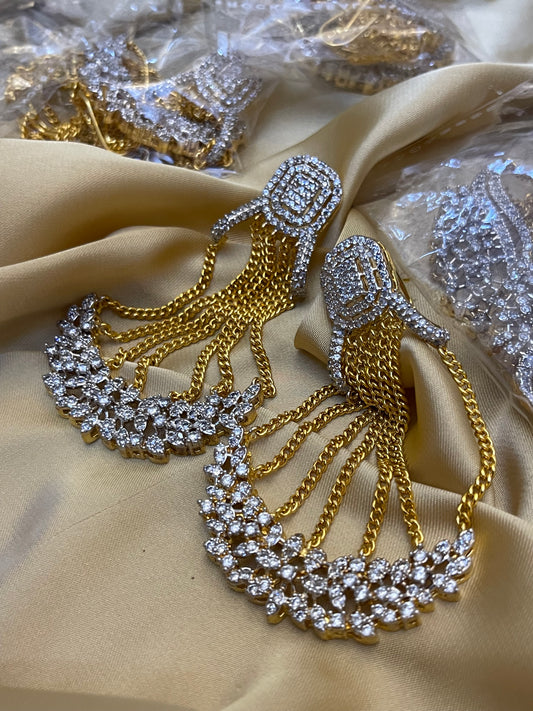 Zircon Classic Wear Stylish Earrings