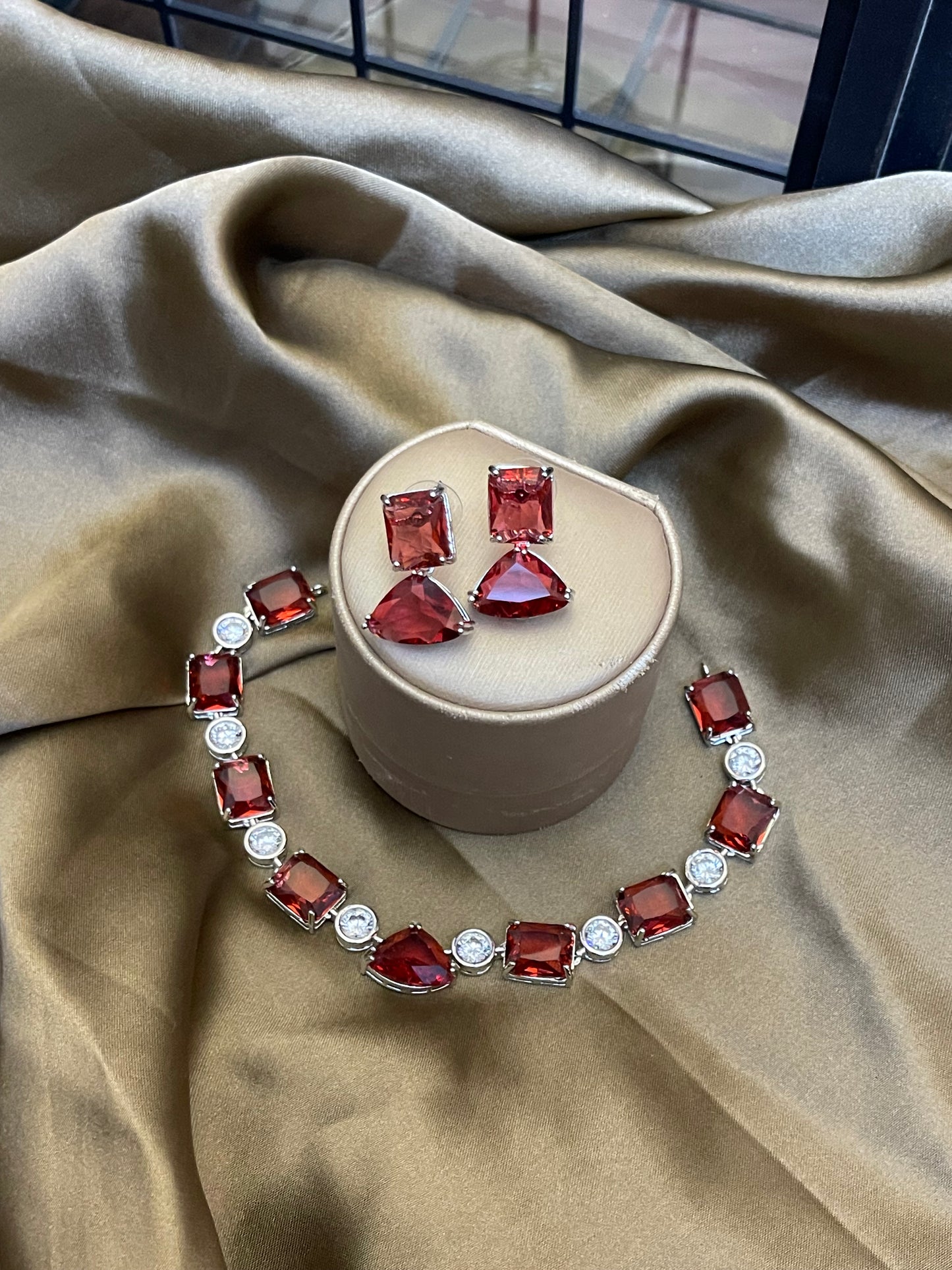 Zircon Ad Pure Necklace Set