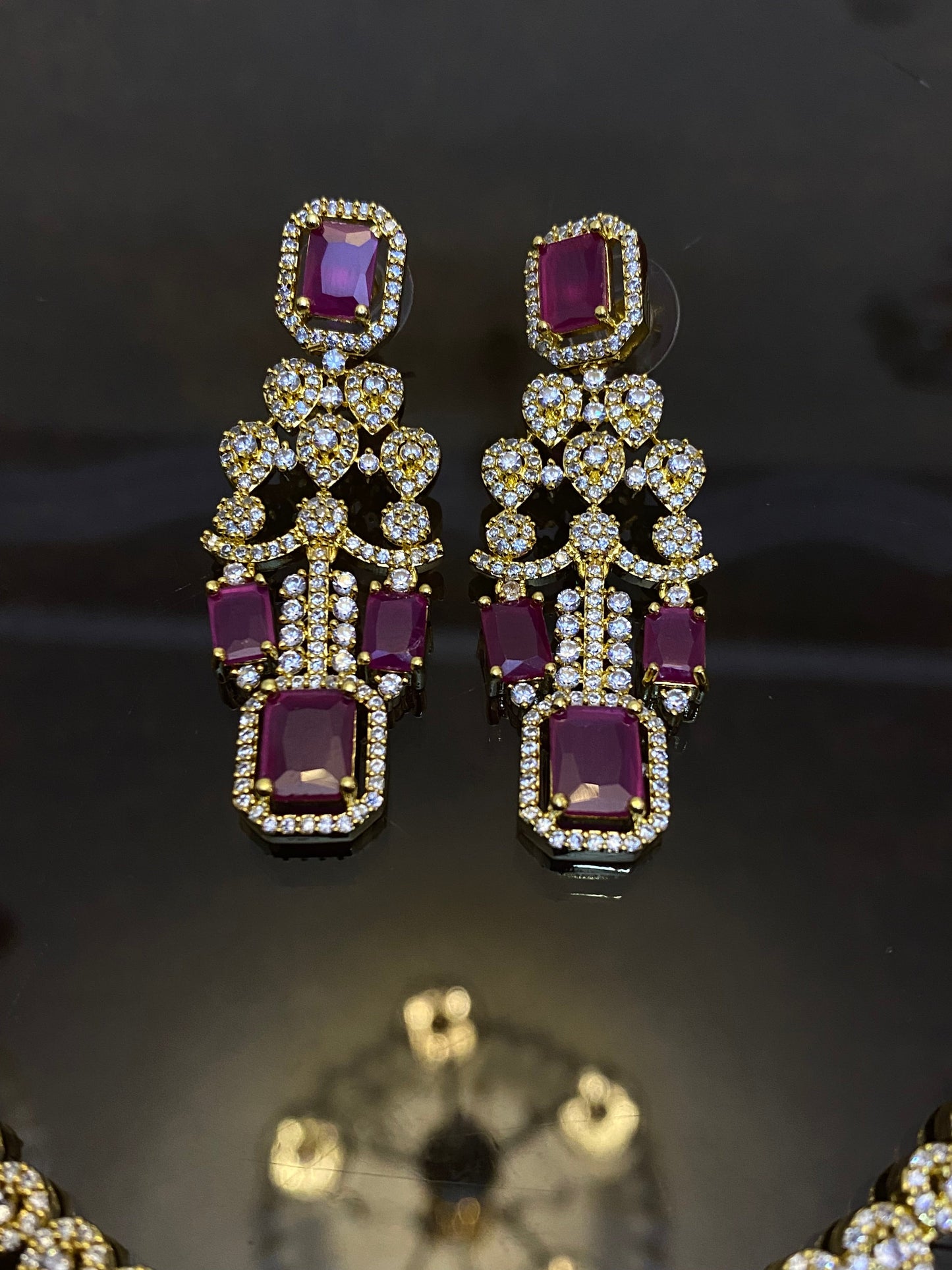 Zircon Ad Necklace Sets