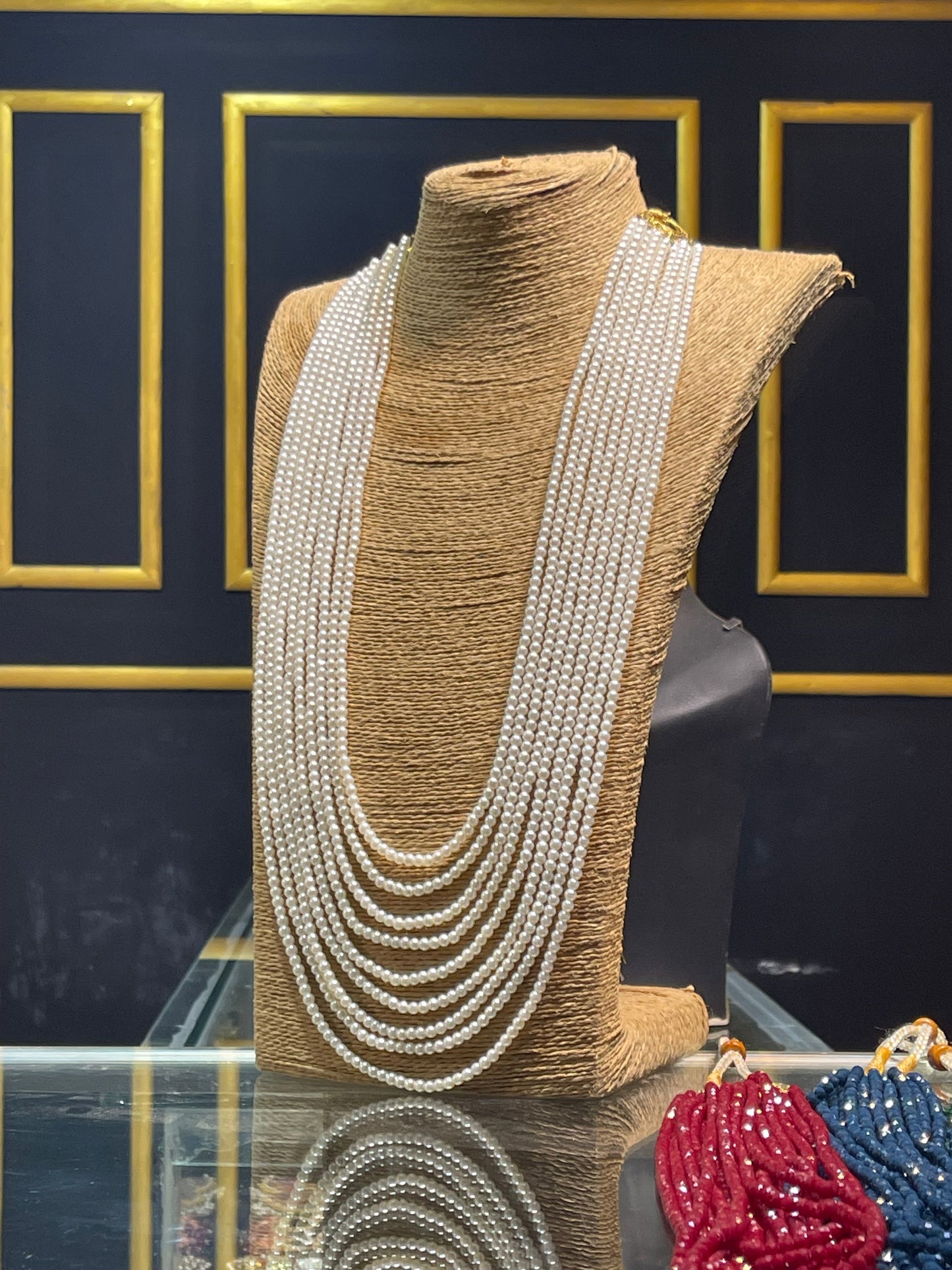 9 Layers Designer Wear Long Mala