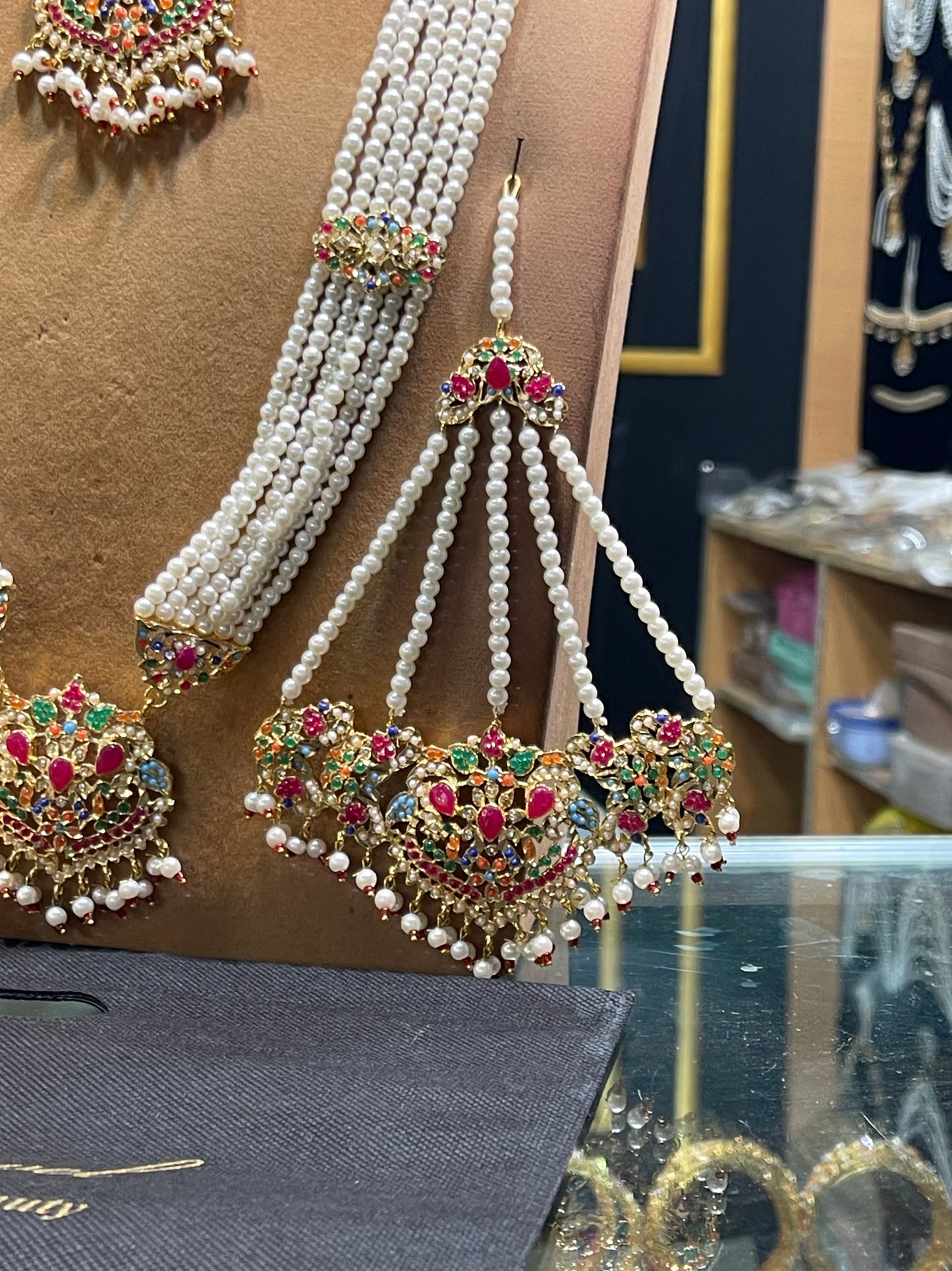 Hyderabadi Bridal Necklace Noratan