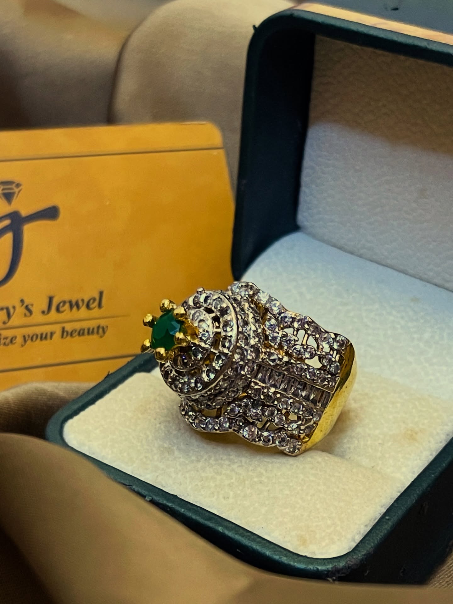 Pure Gold Plated Jewellery in Pakistan | Premium Gold Plated Ring for Women | Jhaverys Jewellery