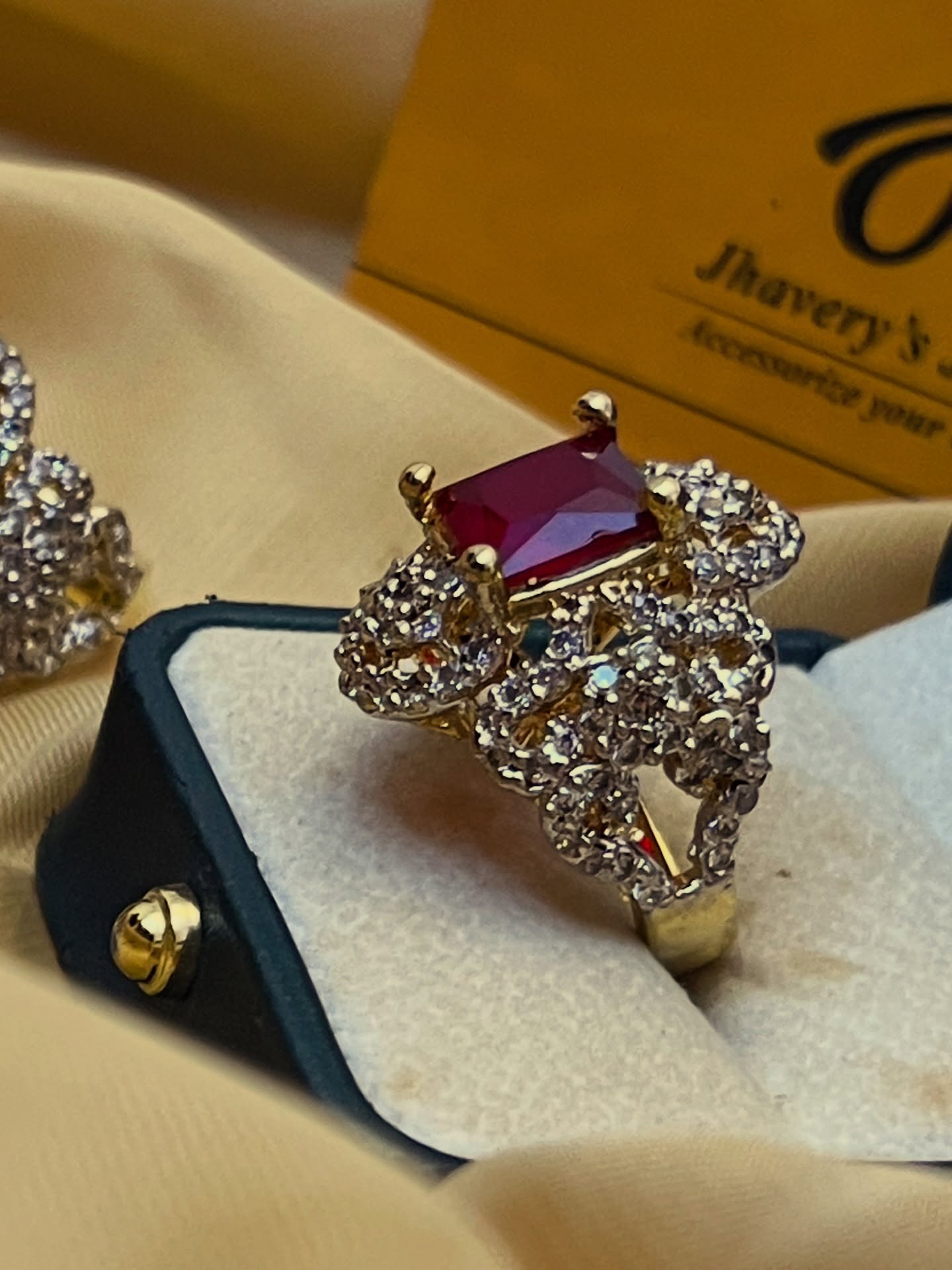 Pure Gold Plated,Stylish Wear 22KT Ring