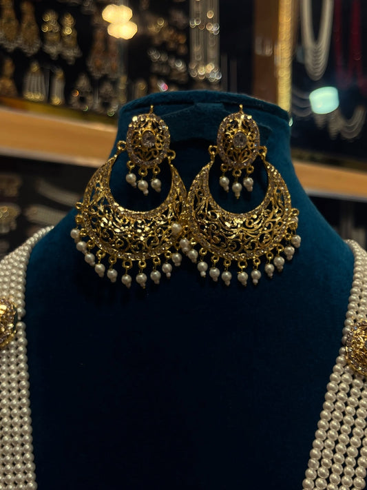 Traditional Wear Stylish Pure Hyderabadi Long Maala Pure Traditional look