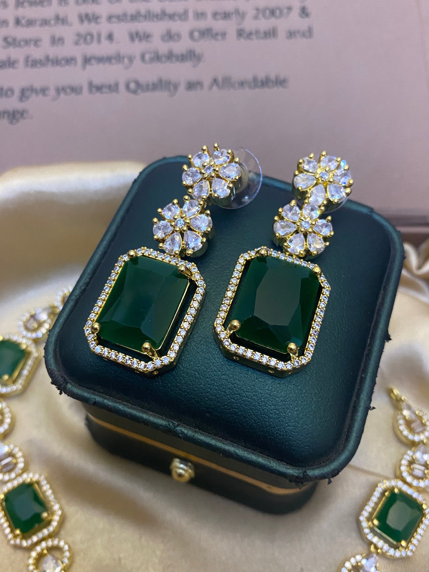 Zircon necklace Set