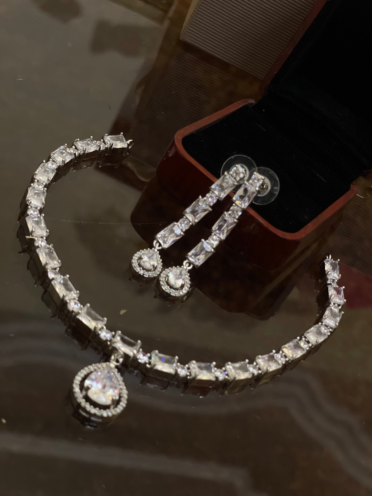 Zircon Necklace Set