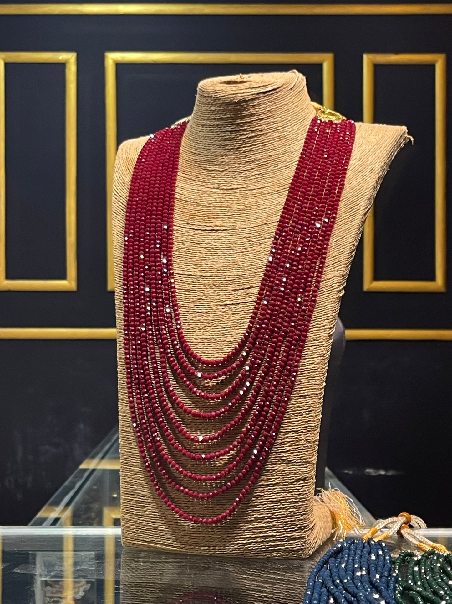 9 Layers Designer Wear Long Mala