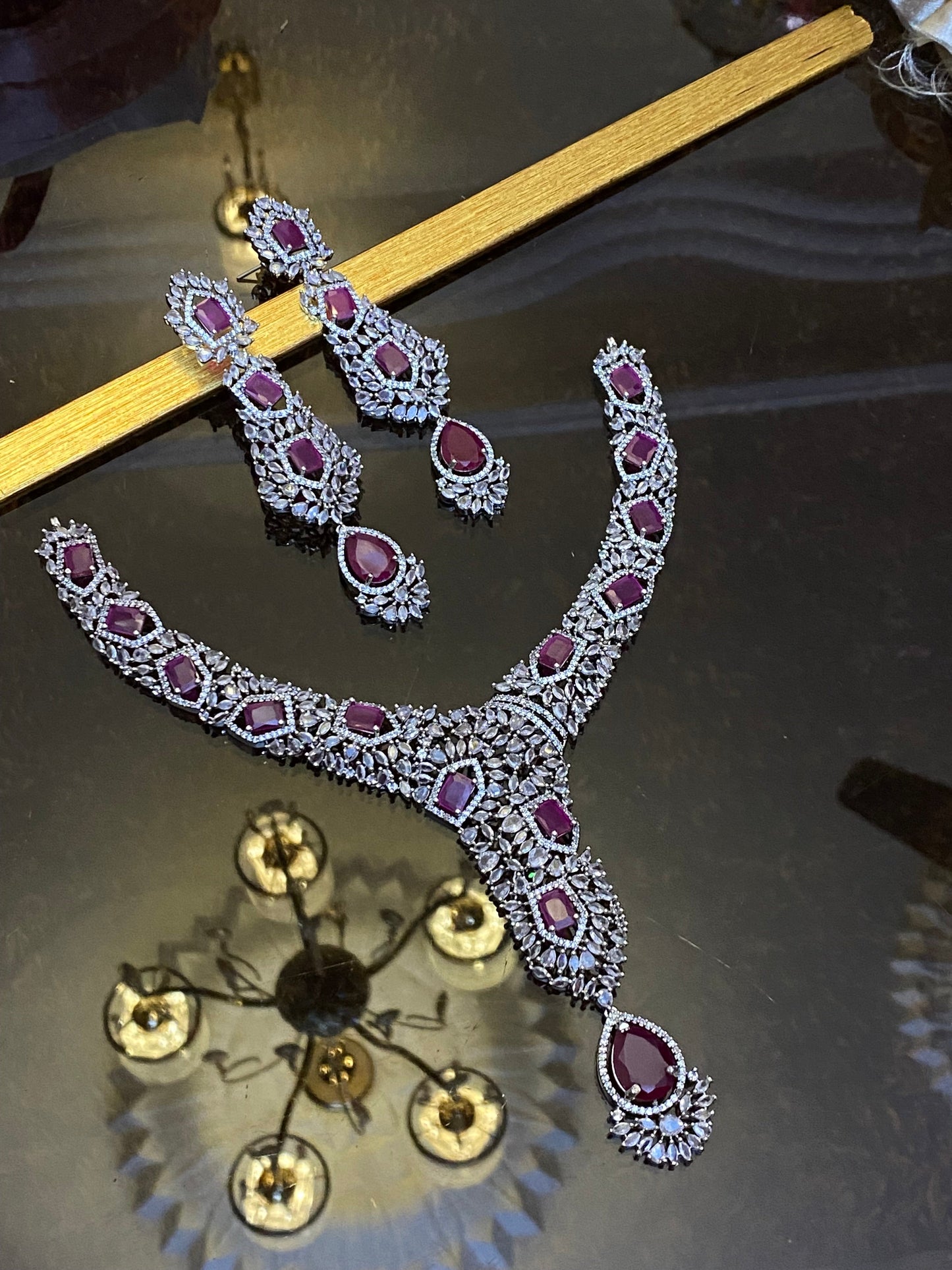 Zircon Ad Necklace Big