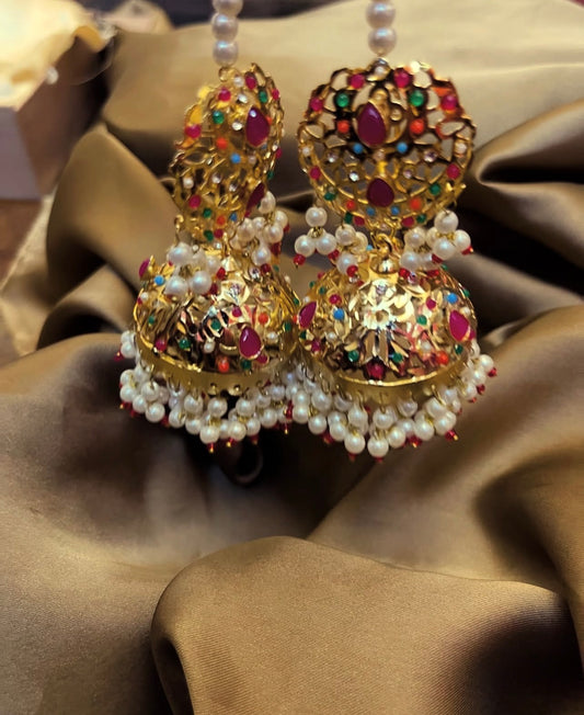 Stylish Wear Noratan Big Jhumka Earrings