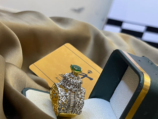 Zircon Gold Plated jarao Ring