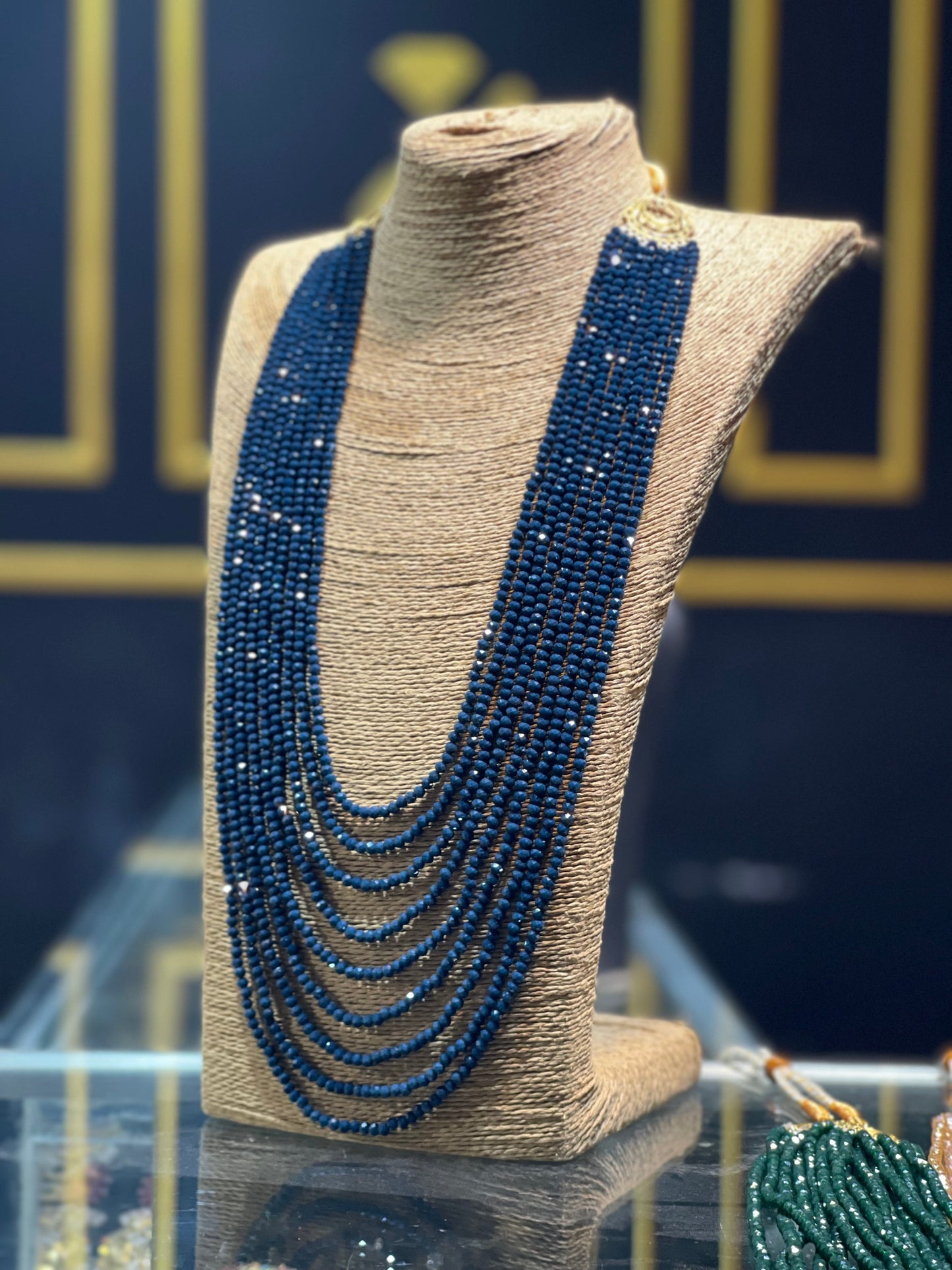 9 Layers Designer Wear Long Mala