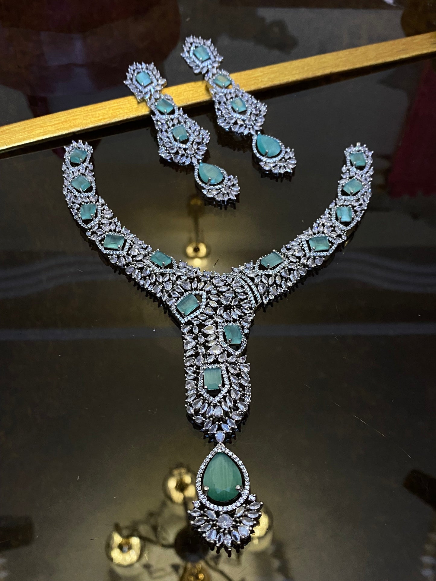 Zircon Ad Necklace Big