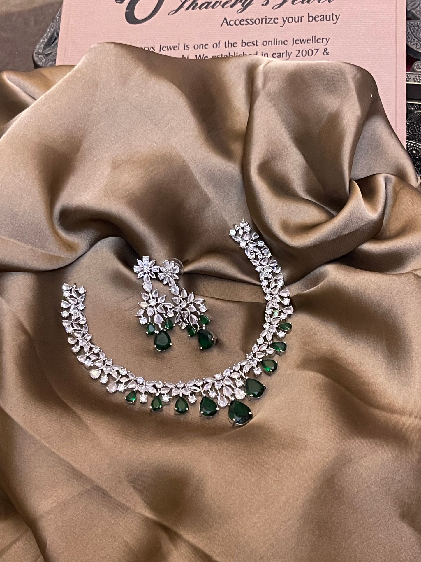 Zircon Necklace Set