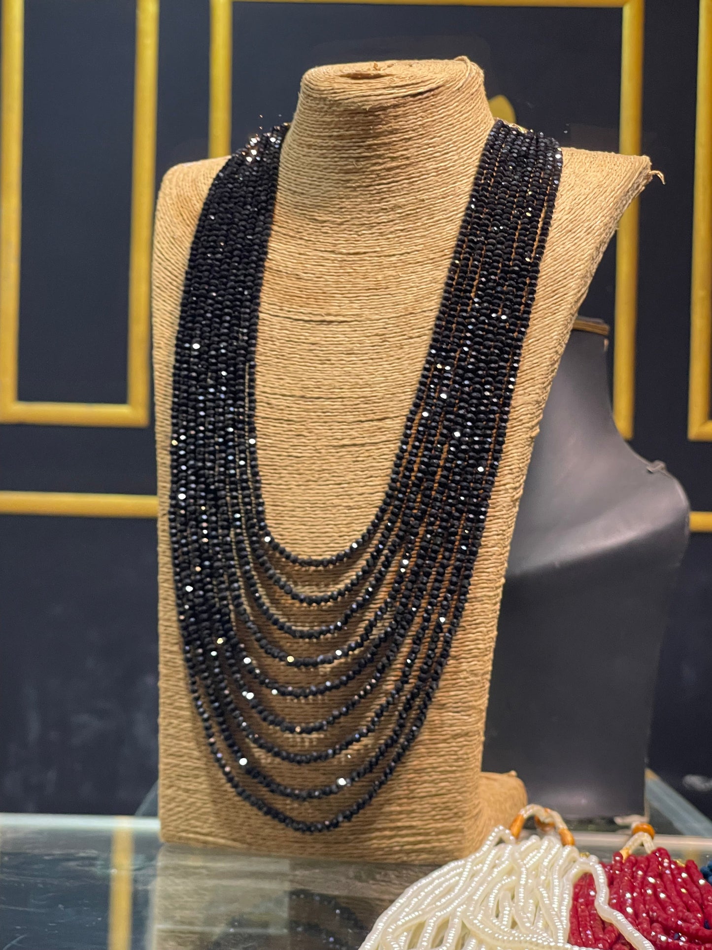 9 Layers Designer Wear Long Mala