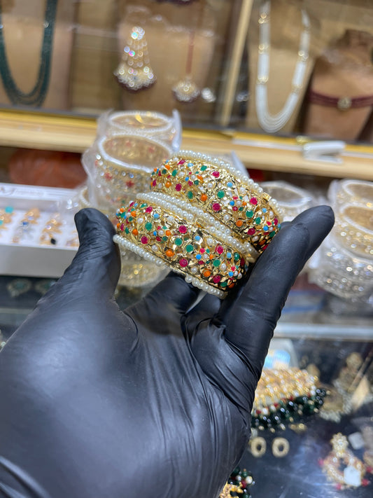 Hyderabadi Gold Plated Pair of Bangles