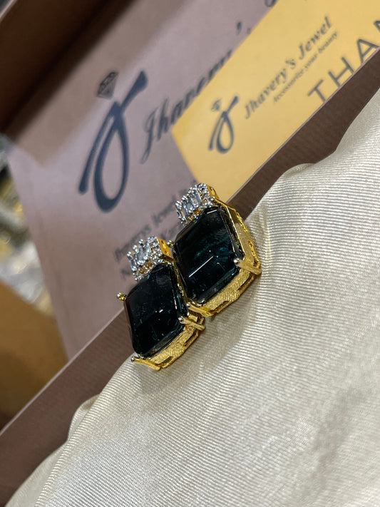 Tops Zircon 22KT Gold Plated