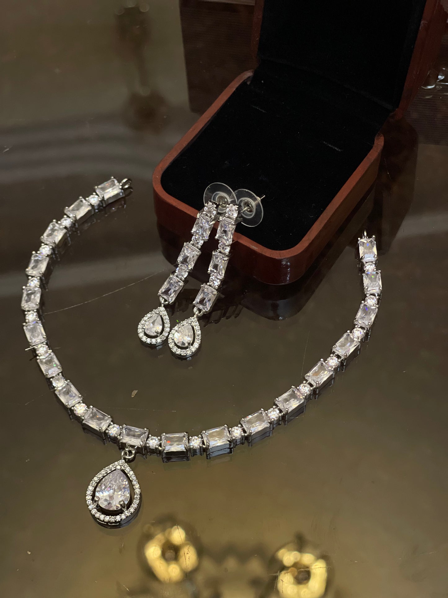 Zircon Necklace Set