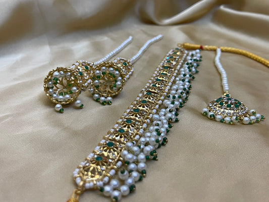 Traditional Hyderabadi Choker Set | Bridal & Wedding Jewellery | Jhaverys Jewellery