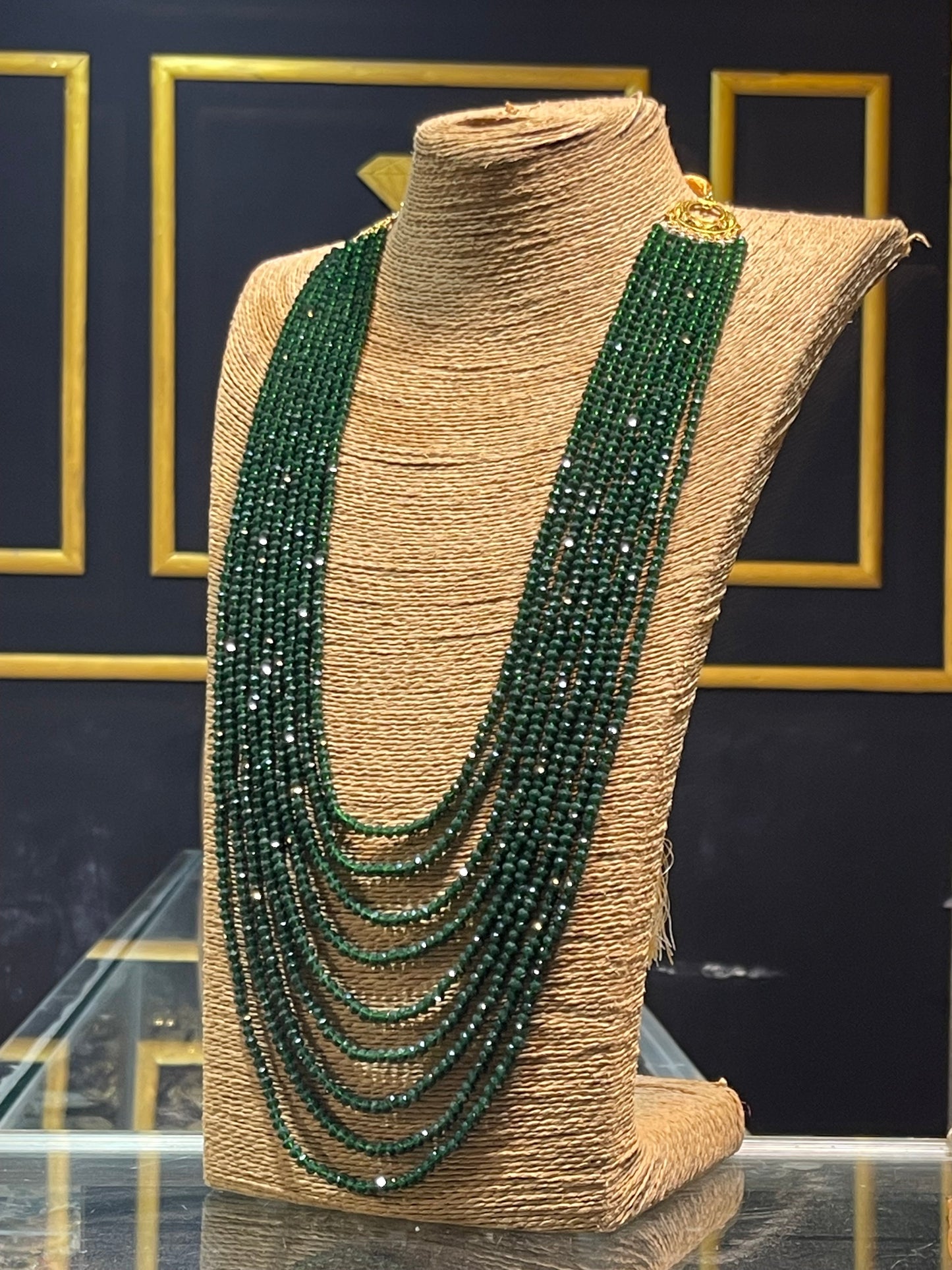 9 Layers Designer Wear Long Mala