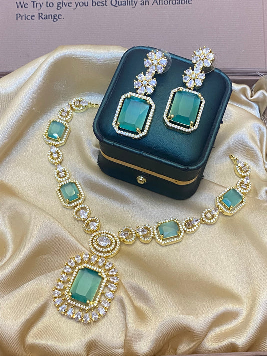 Zircon Necklace Set