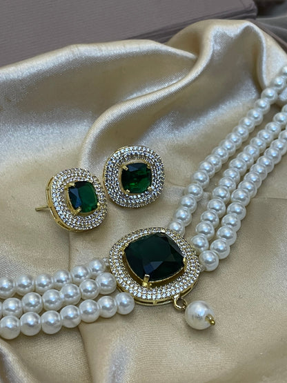 Zircon Choker Set