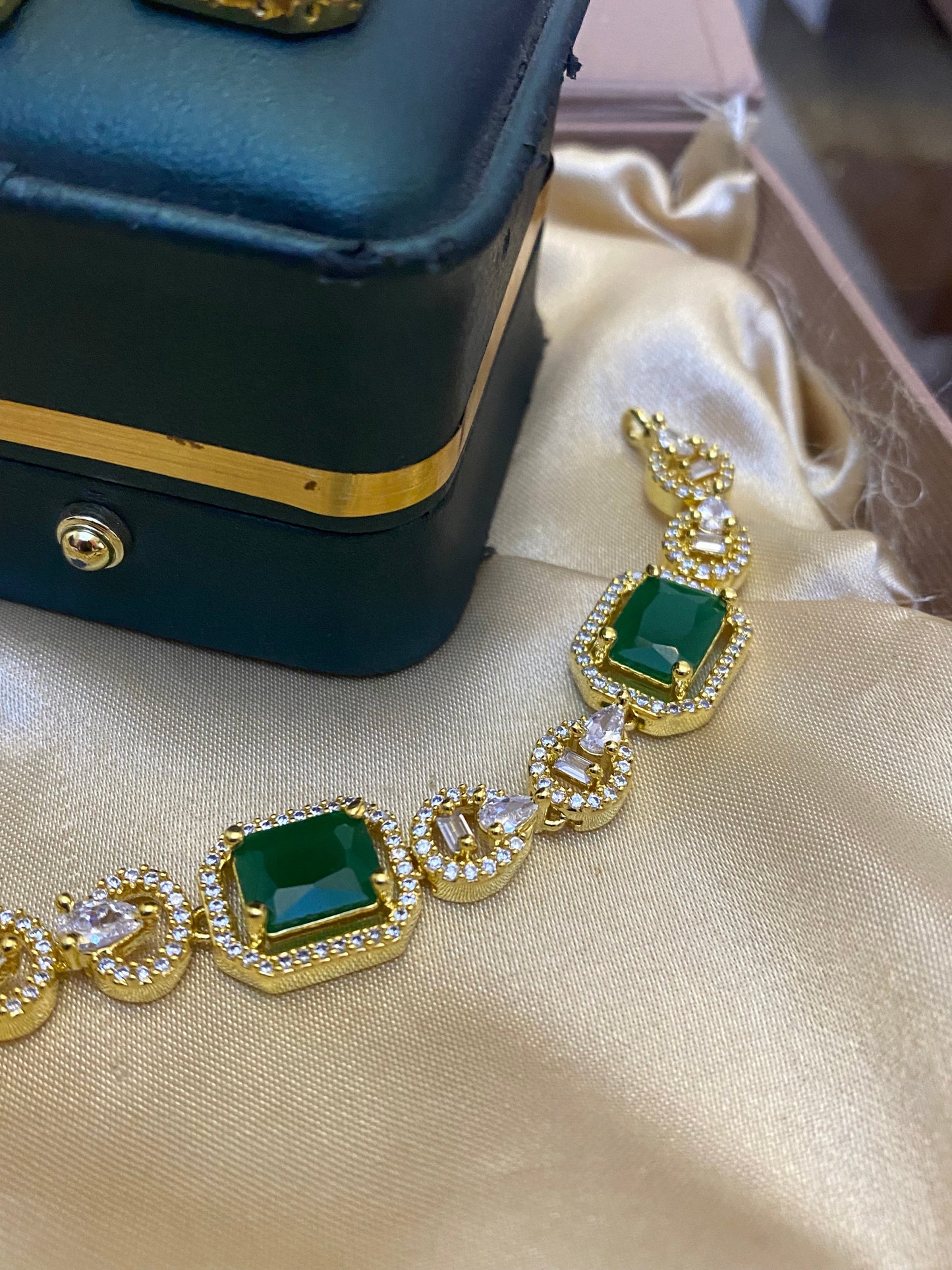 Zircon necklace Set